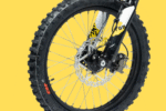 new gold appearance of the front fork, guard plate decals